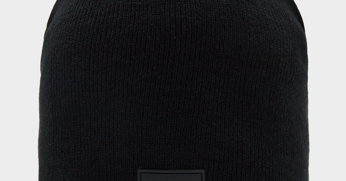 Black Cat Logo Knit Beanie – Millets