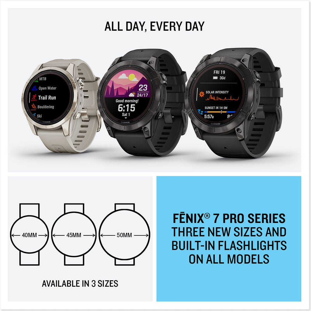fenix® 7X Pro Sapphire Solar Edition