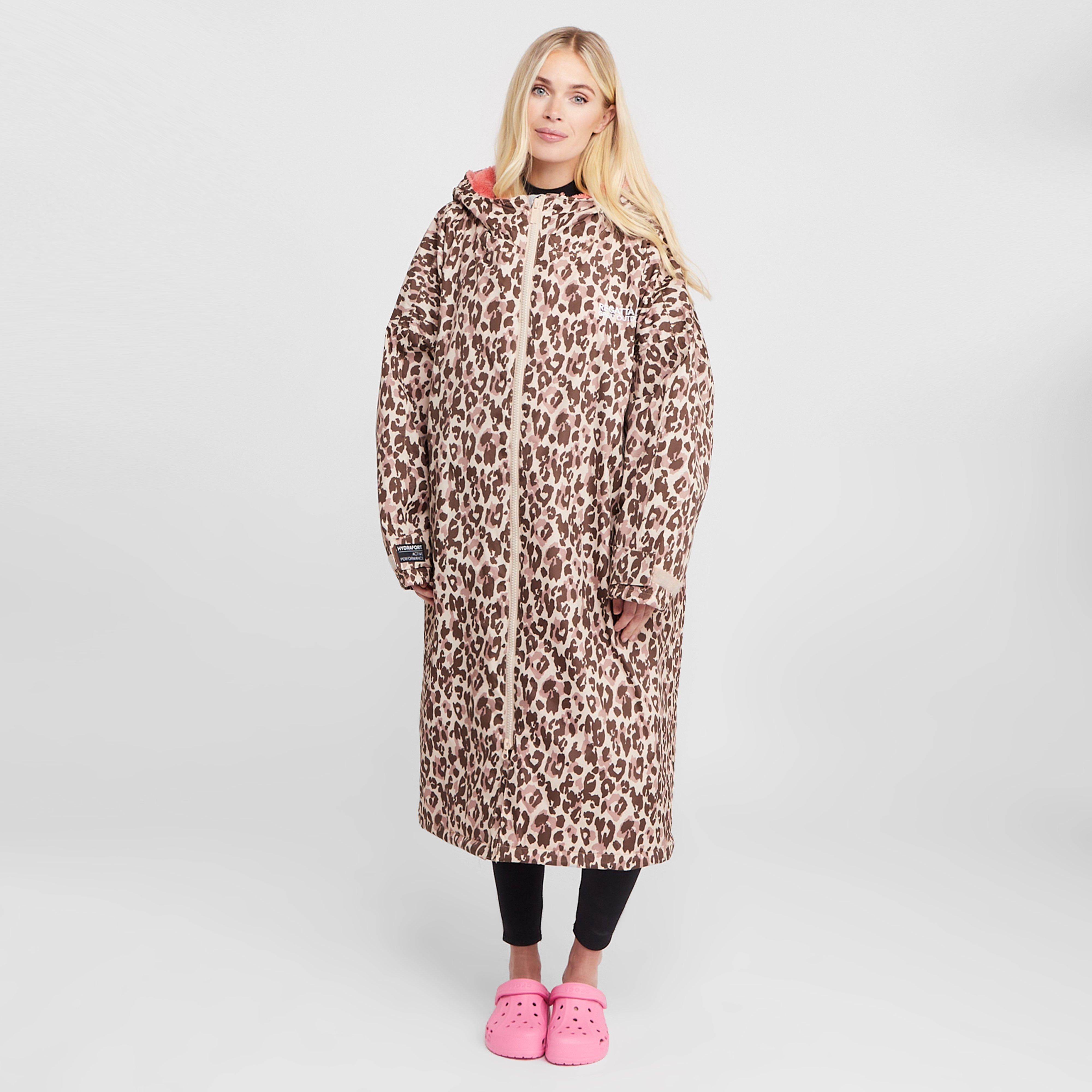 Adults Waterproof Robe Leopard Print