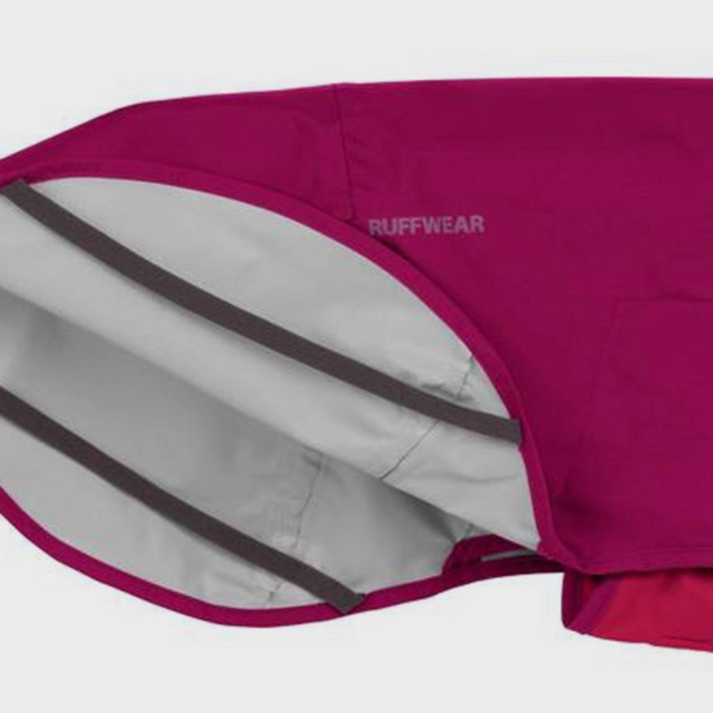 Ruffwear Sun Shower Dog Raincoat Hibiscus Pink