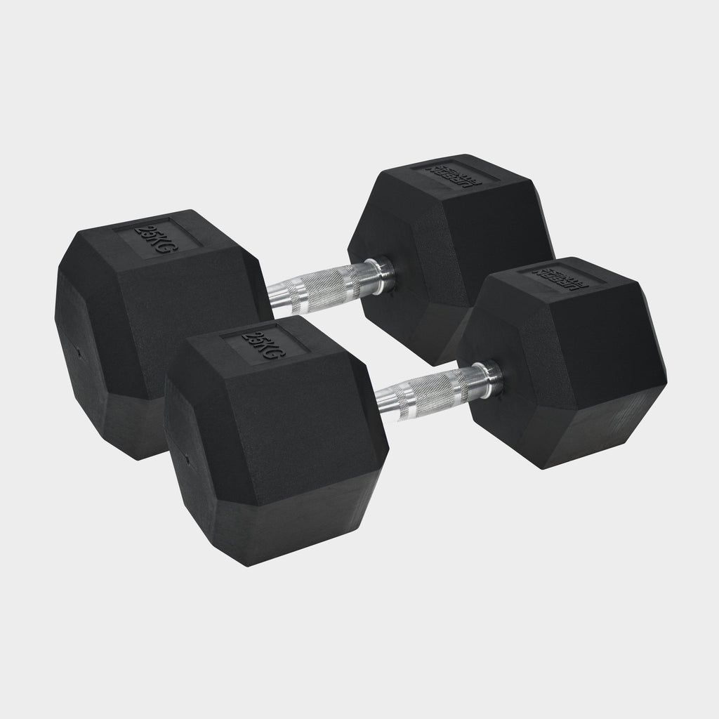 Pro Hex Dumbbells Pair 25kg