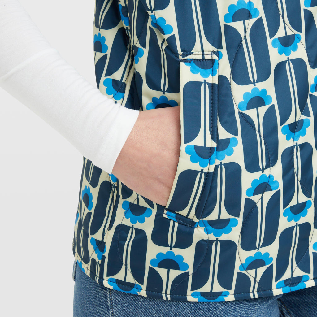 Women’s Orla Kiely Quilted Gilet