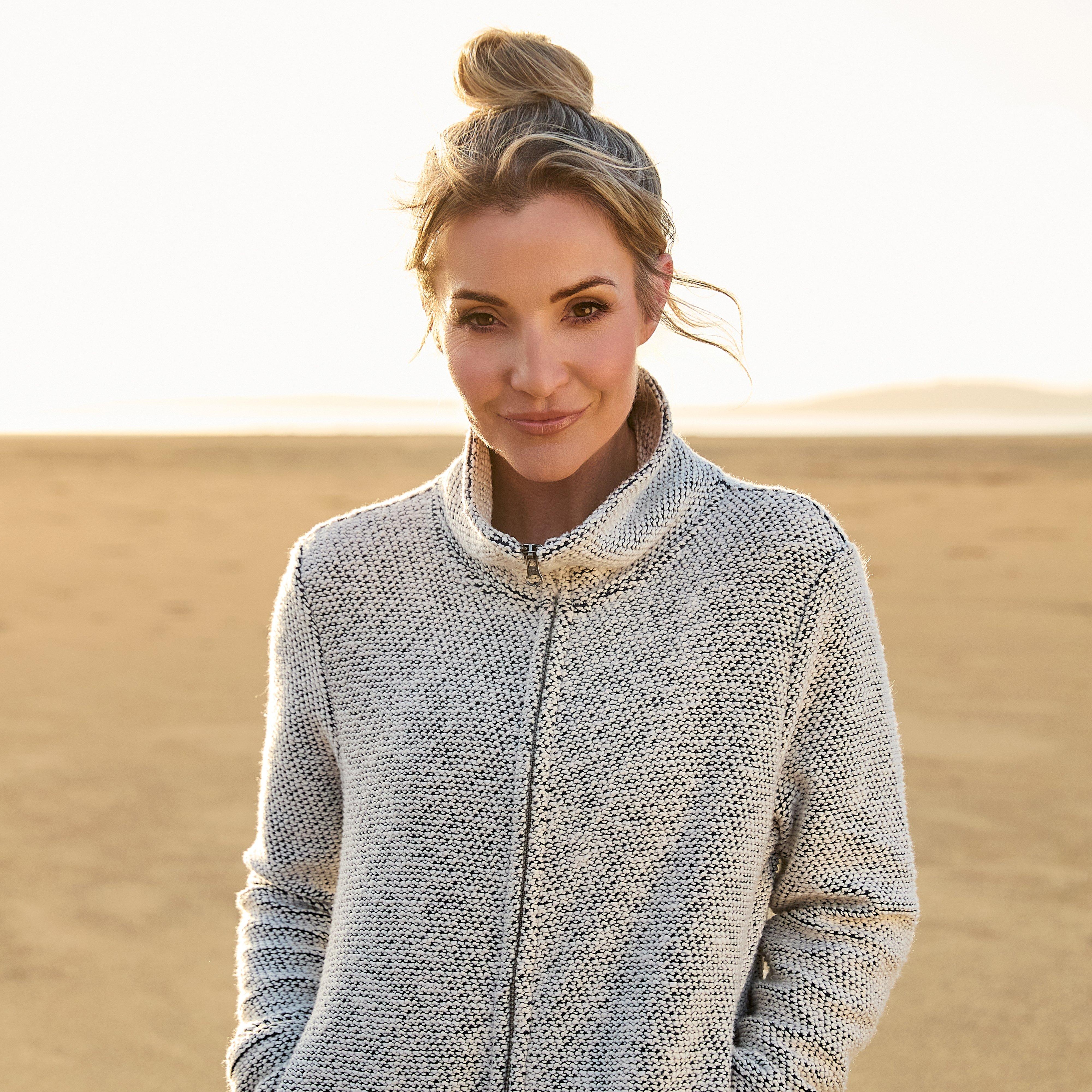 Women's Textured Full Zip Fleece
