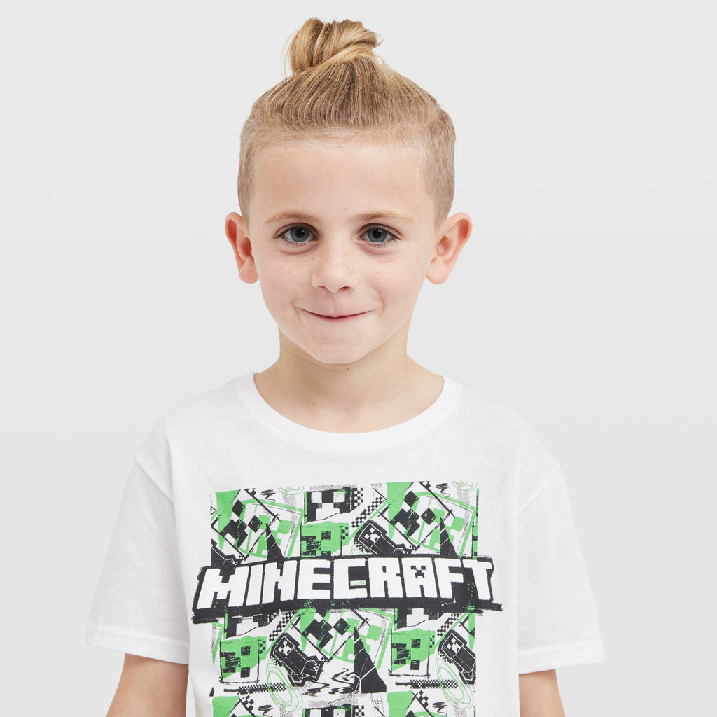 Kids’ Minecraft Graffiti T-Shirt