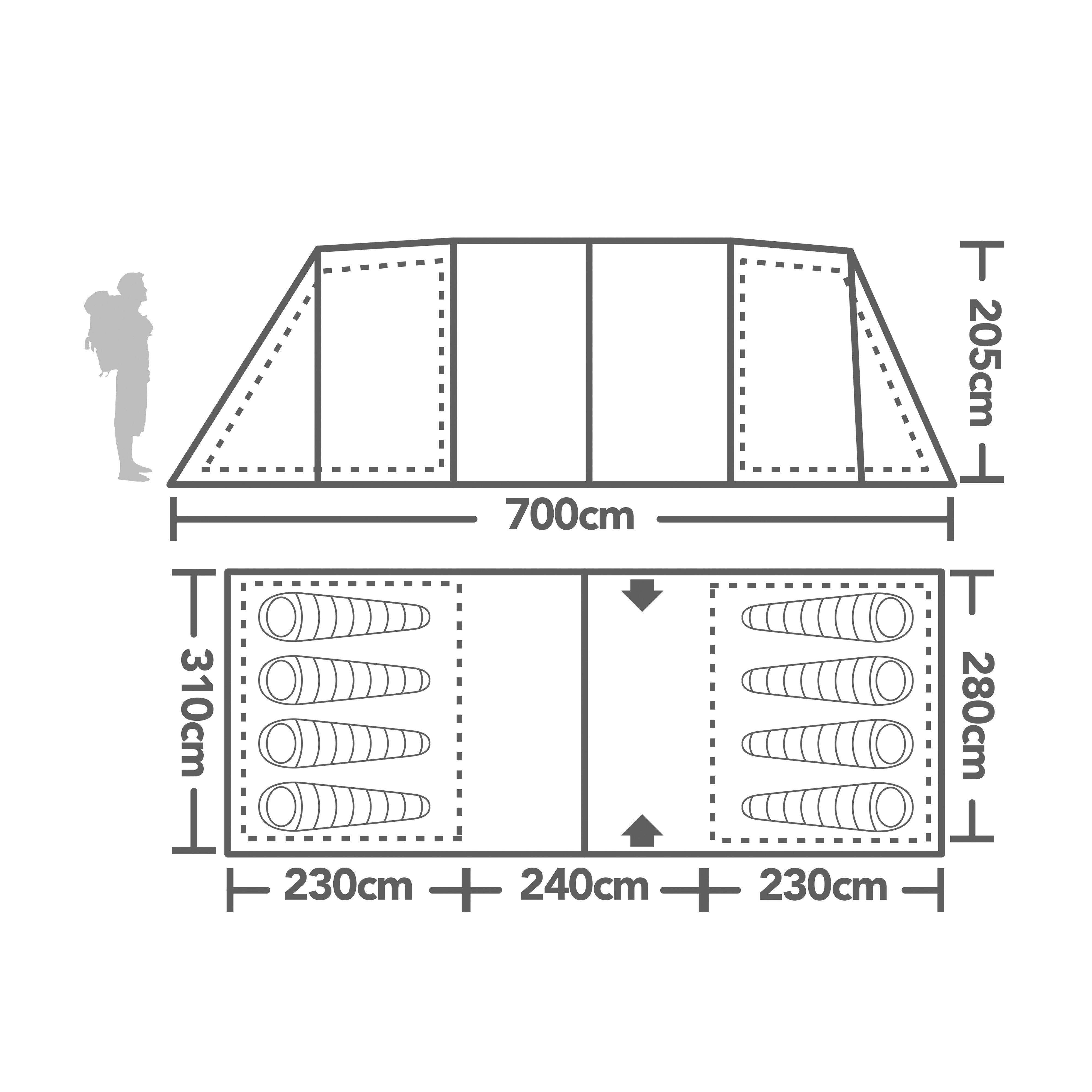 Zenobia 8 Air Eclipse Tent