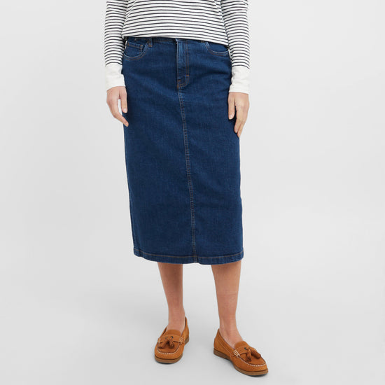 Women’s Mia Denim Midi Skirt