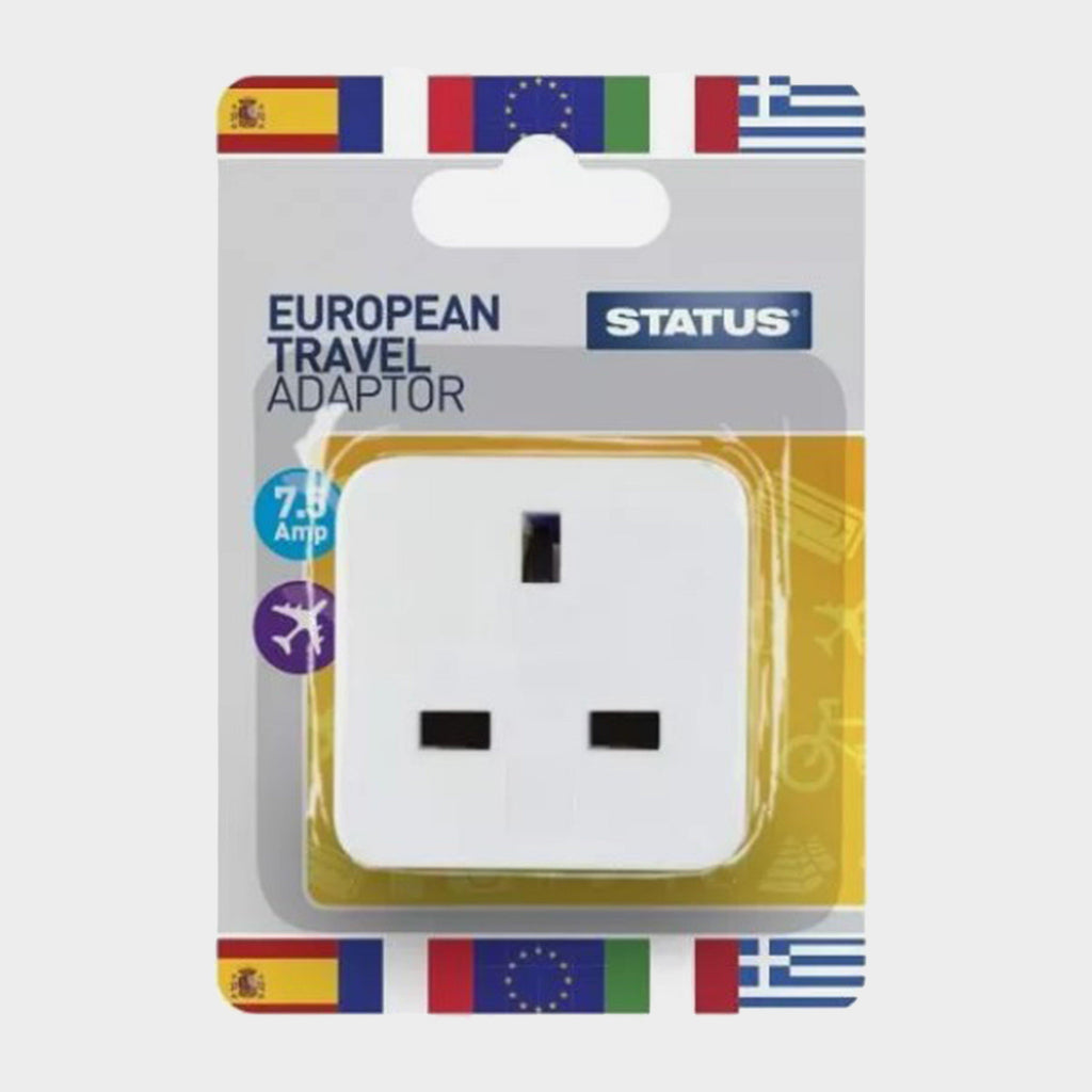 UK To European Plug Travel Adaptor