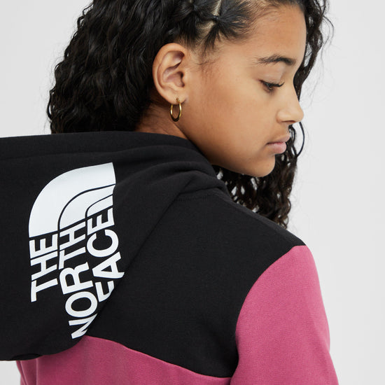 Girls' Back Logo Relaxed Hoodie