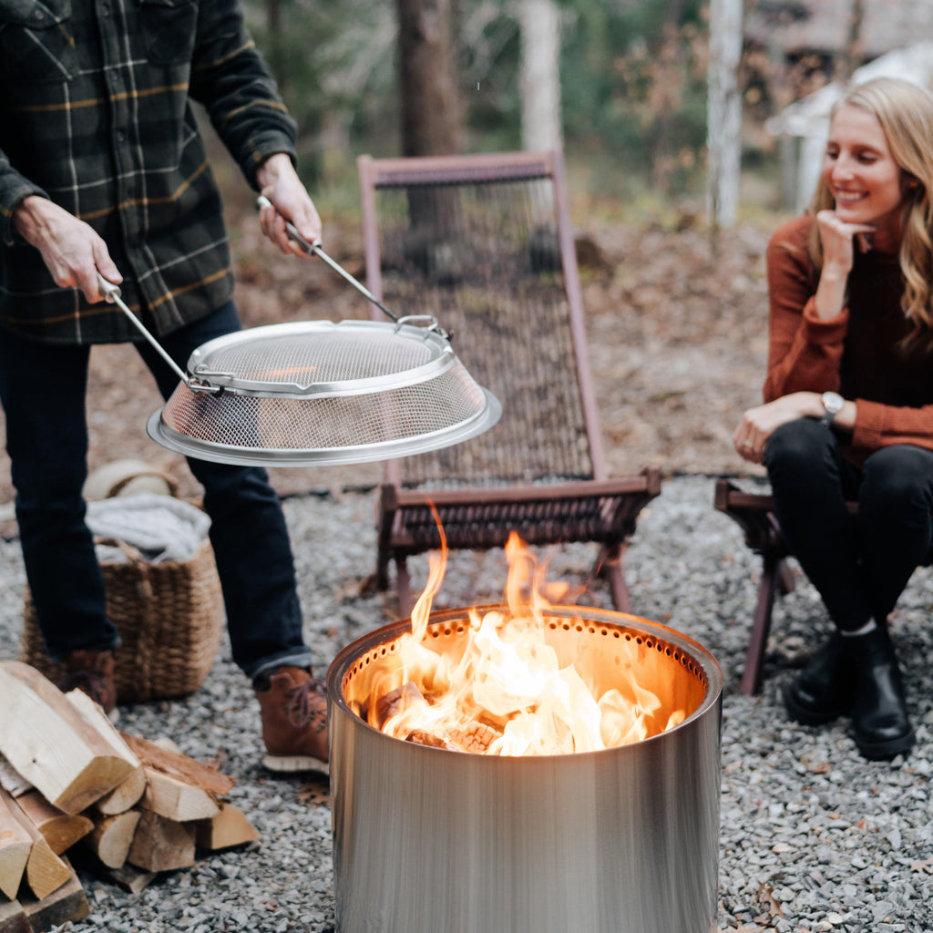 Firepit Spark Screen Shield