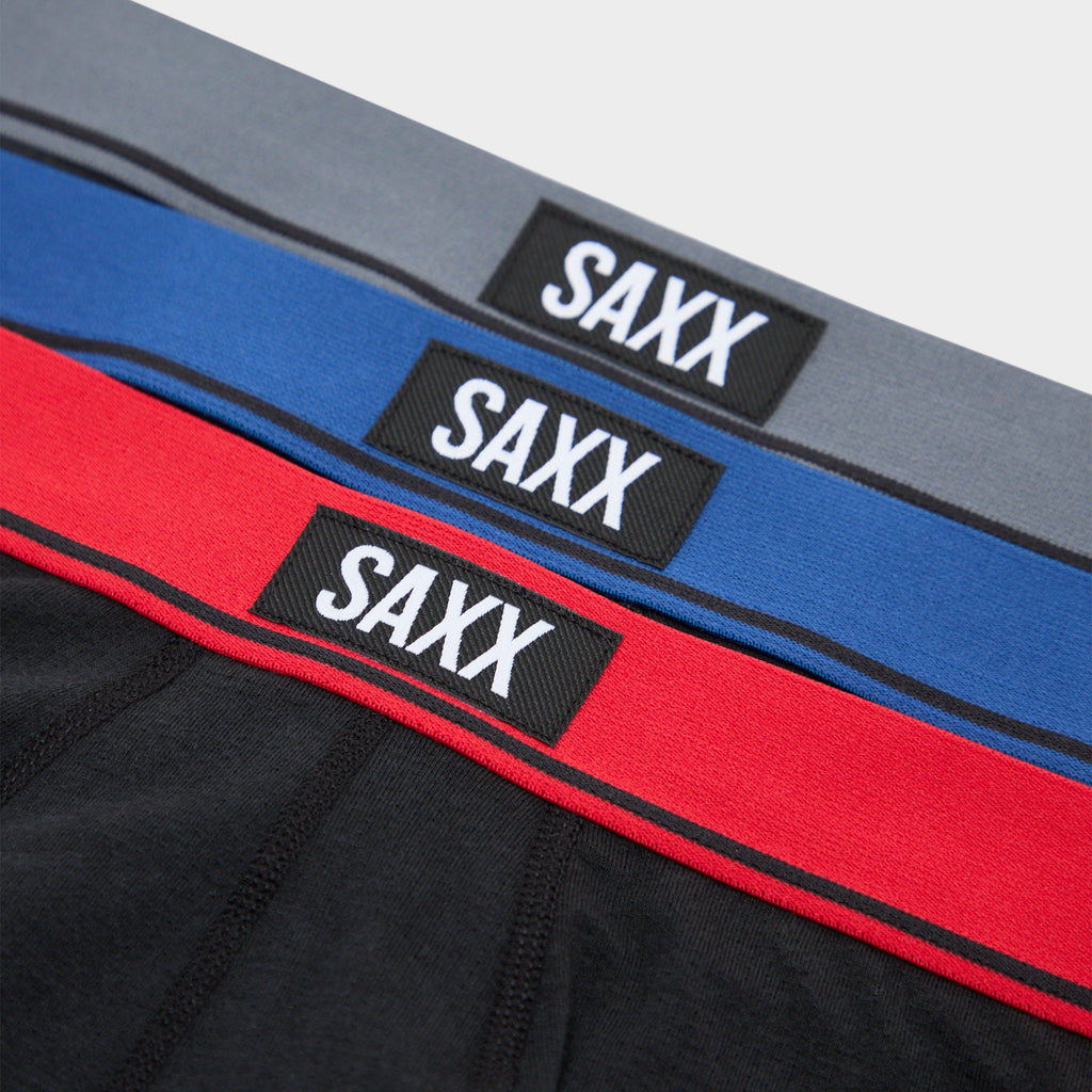 Men’s Essential Cotton Boxer Brief Fly 3 Pack