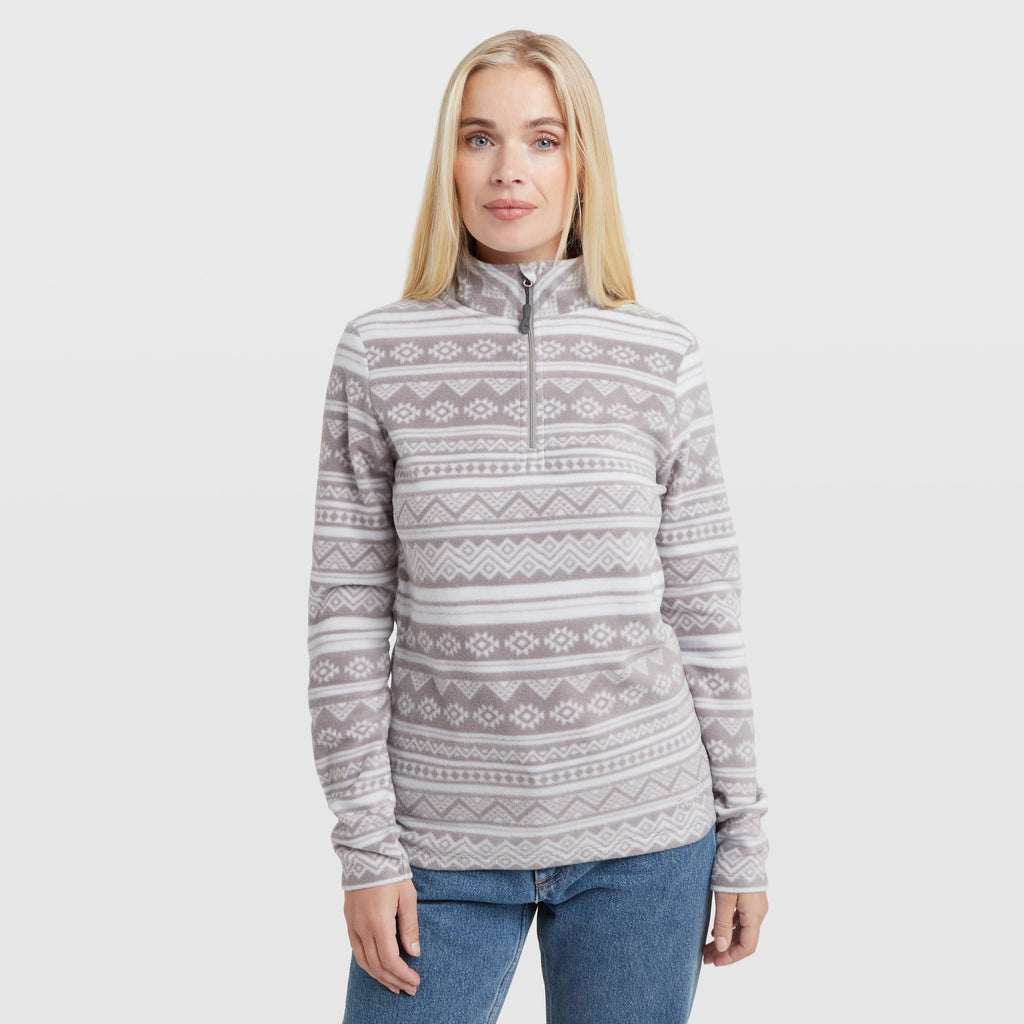 Women's Bracken Printed Half Zip Fleece