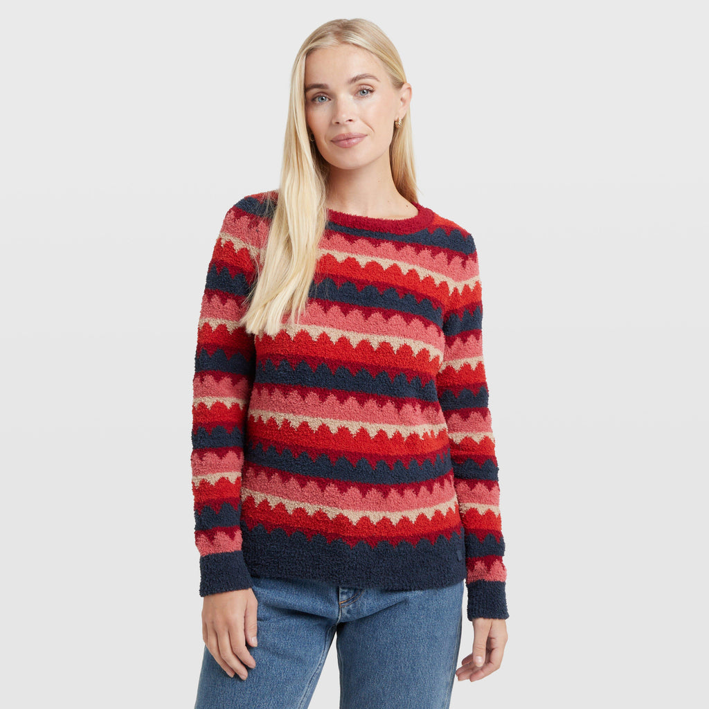 Women's Tyla Cosy Knit Scalloped Jumper