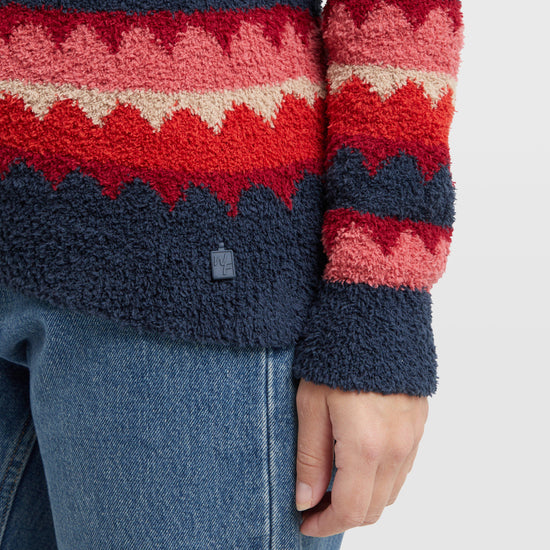 Women's Tyla Cosy Knit Scalloped Jumper