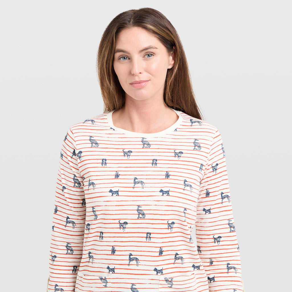 Anonna Cotton Stripe Jersey T-Shirt