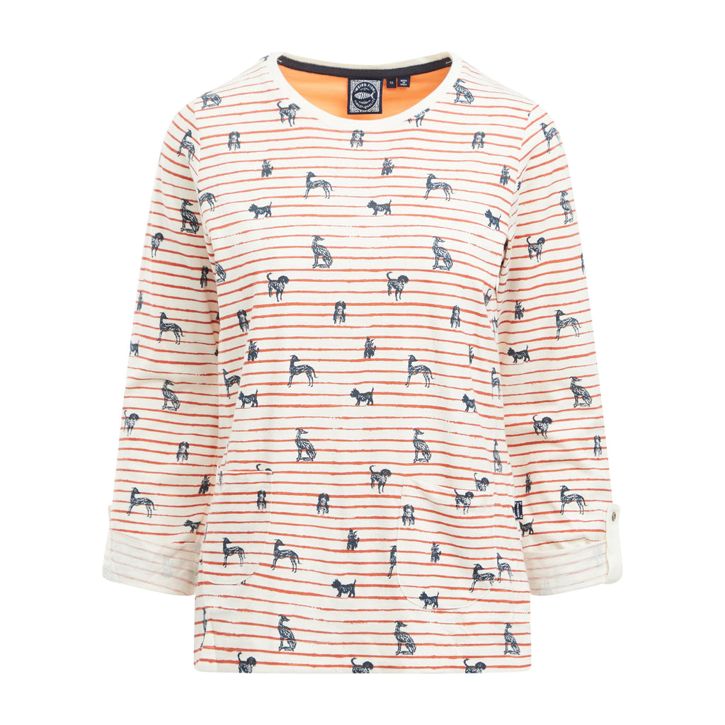 Anonna Cotton Stripe Jersey T-Shirt