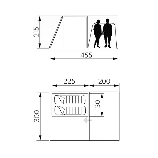 Santorini FTK 2X4 Inner Tent