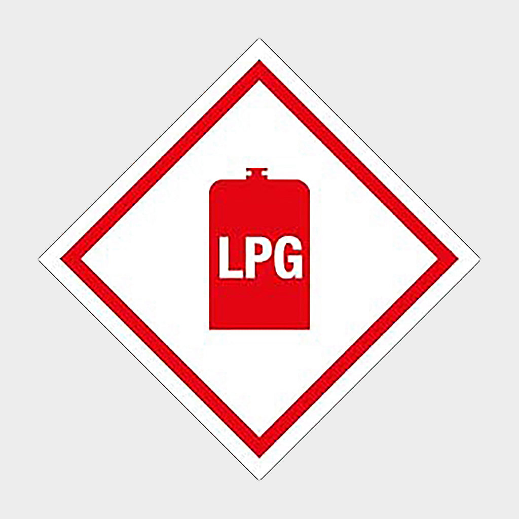 LPG Gas Warning Sticker