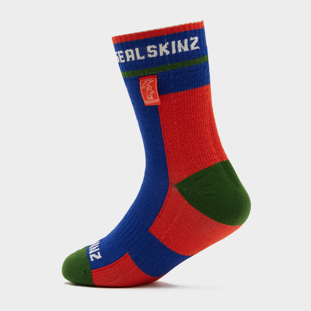 Berney Kids's Waterproof All Weather Mid Length Sock