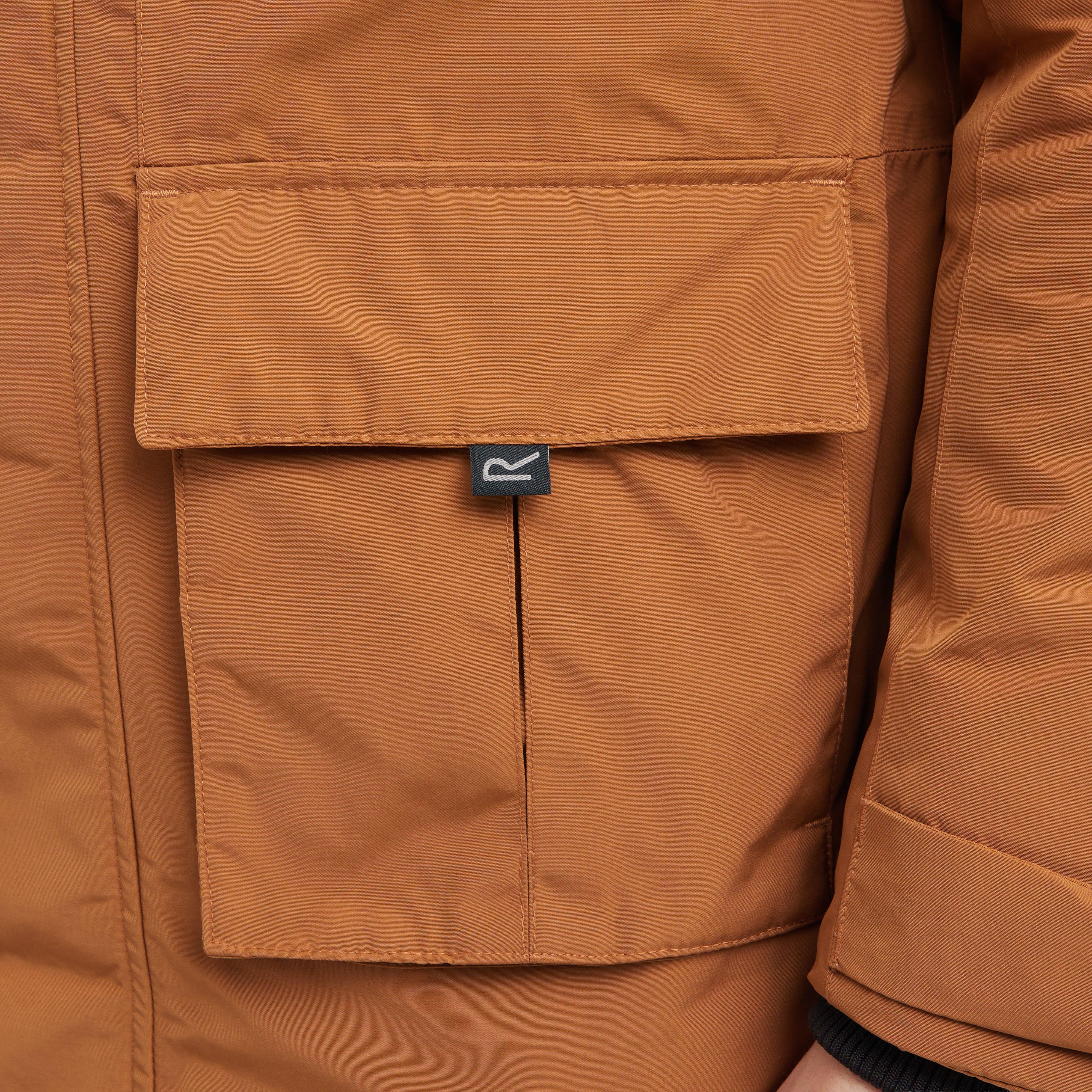 Men's Marron Waterproof Insulated Parka