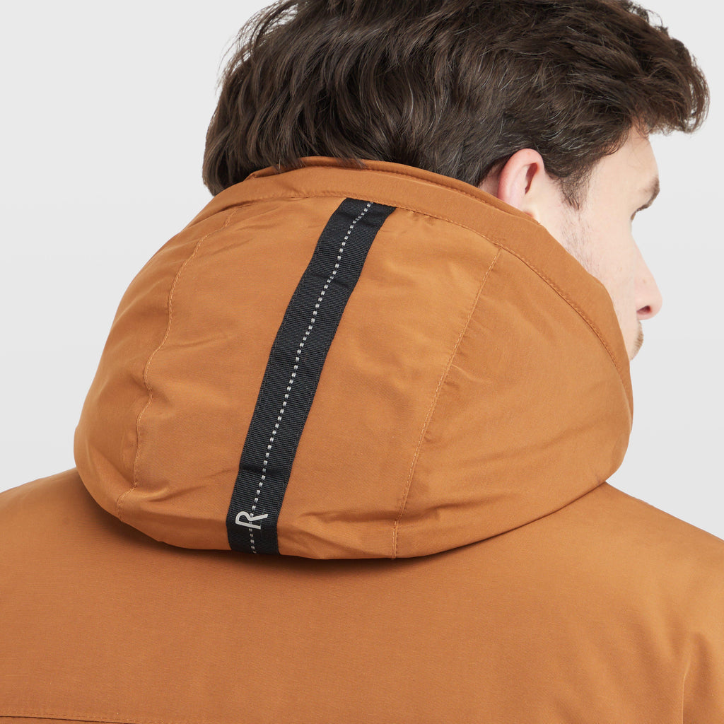 Men's Marron Waterproof Insulated Parka