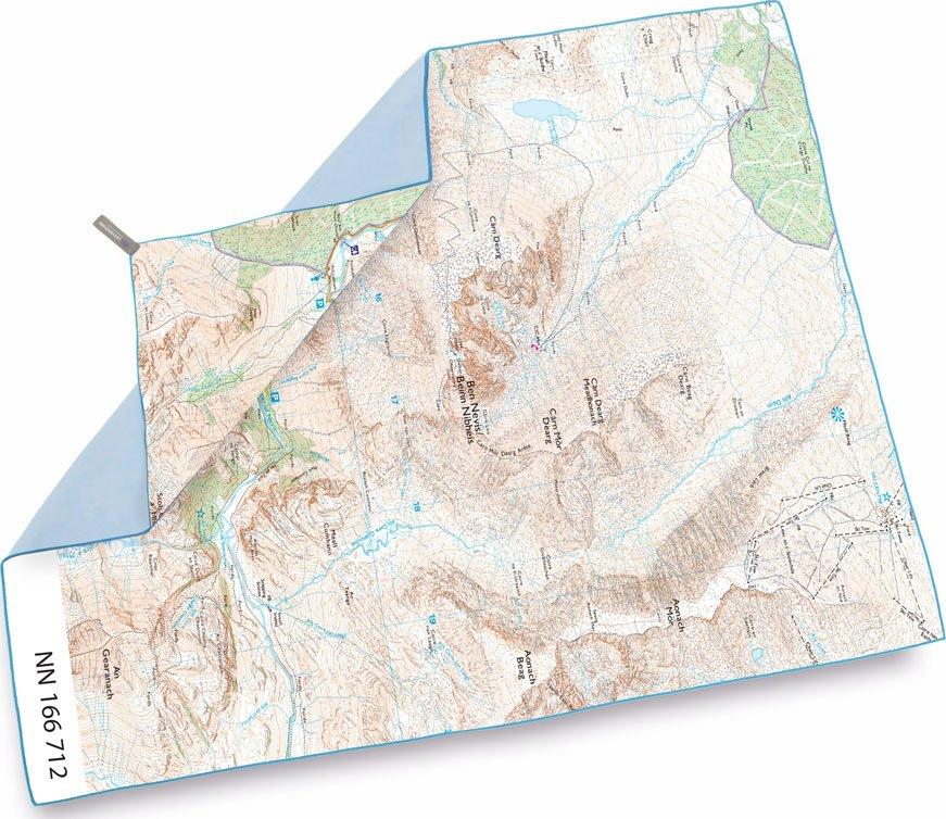 Giant Towel (Ben Nevis OS Map Print)