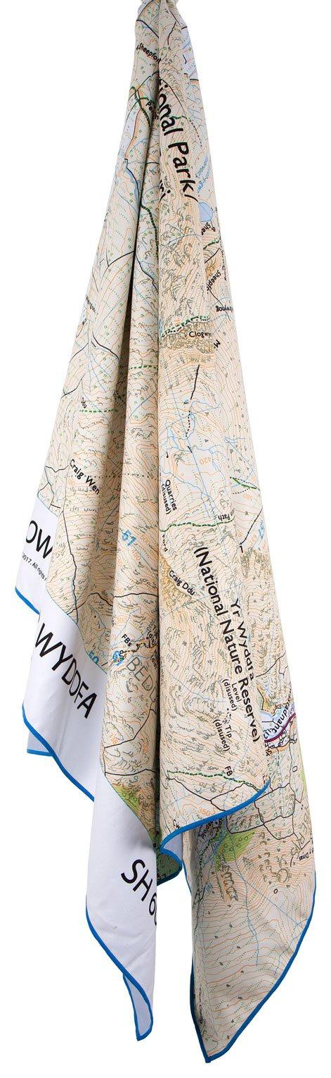 Giant Towel (Snowdon OS Map Print)