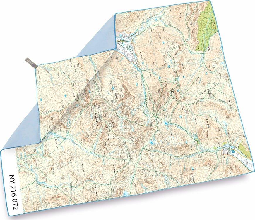 Giant Towel (Scafell OS Map Print)