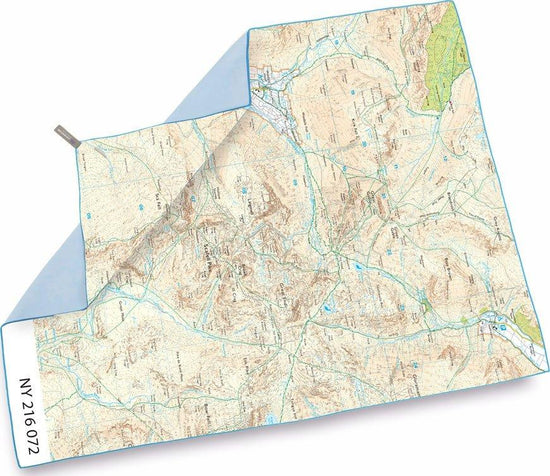 Giant Towel (Scafell OS Map Print)