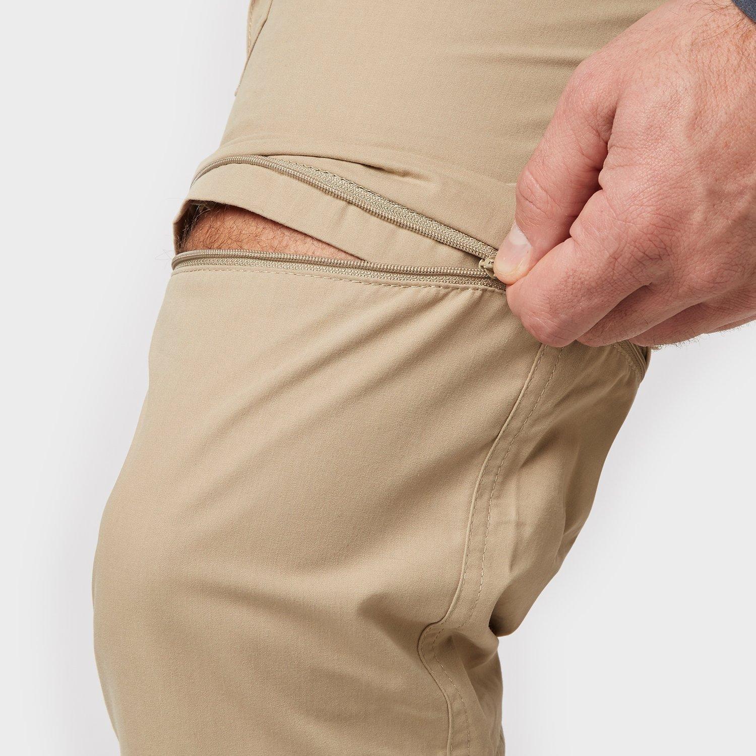 Men's Double Zip Off Trousers