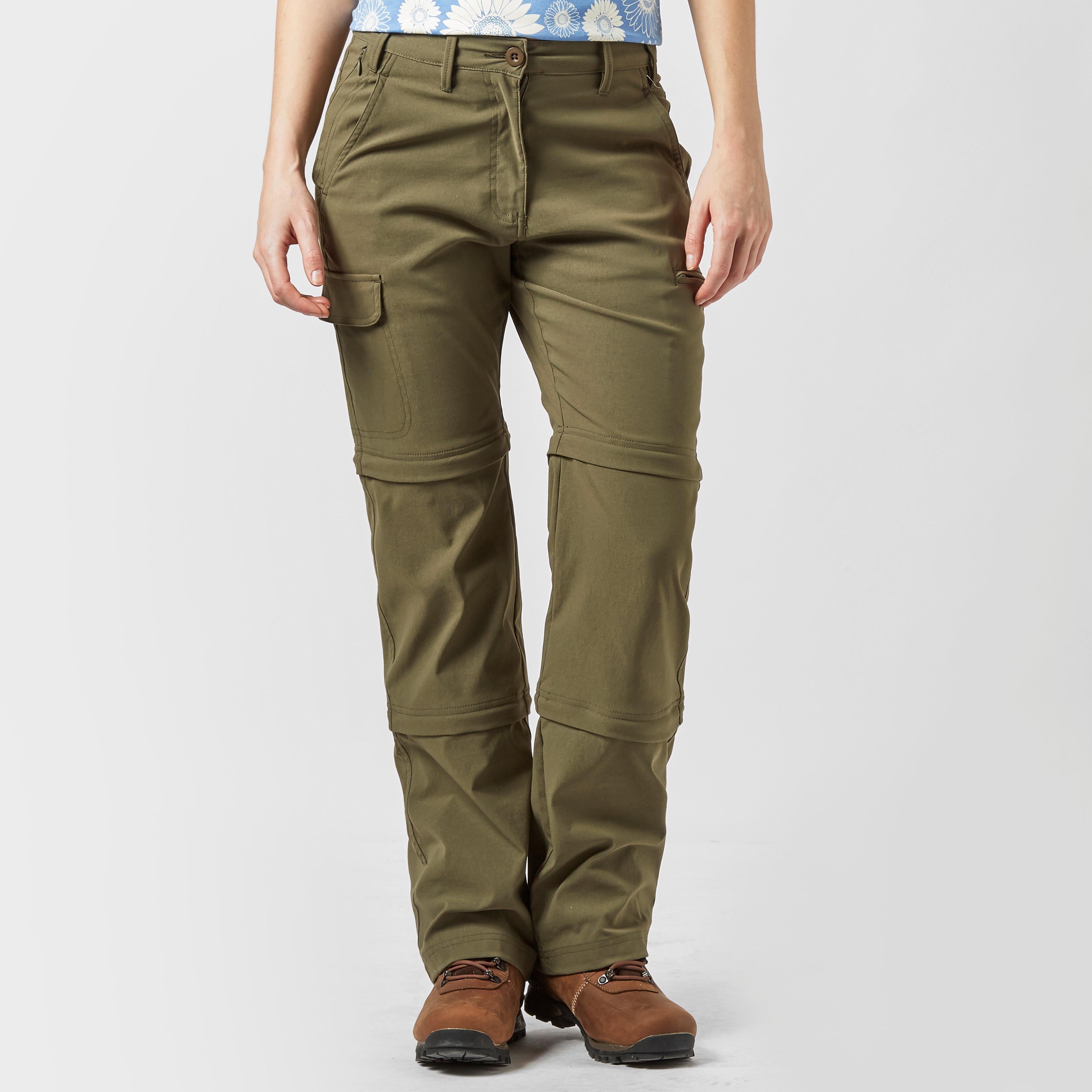 Women's Stretch Double Zip Off Trousers - Long