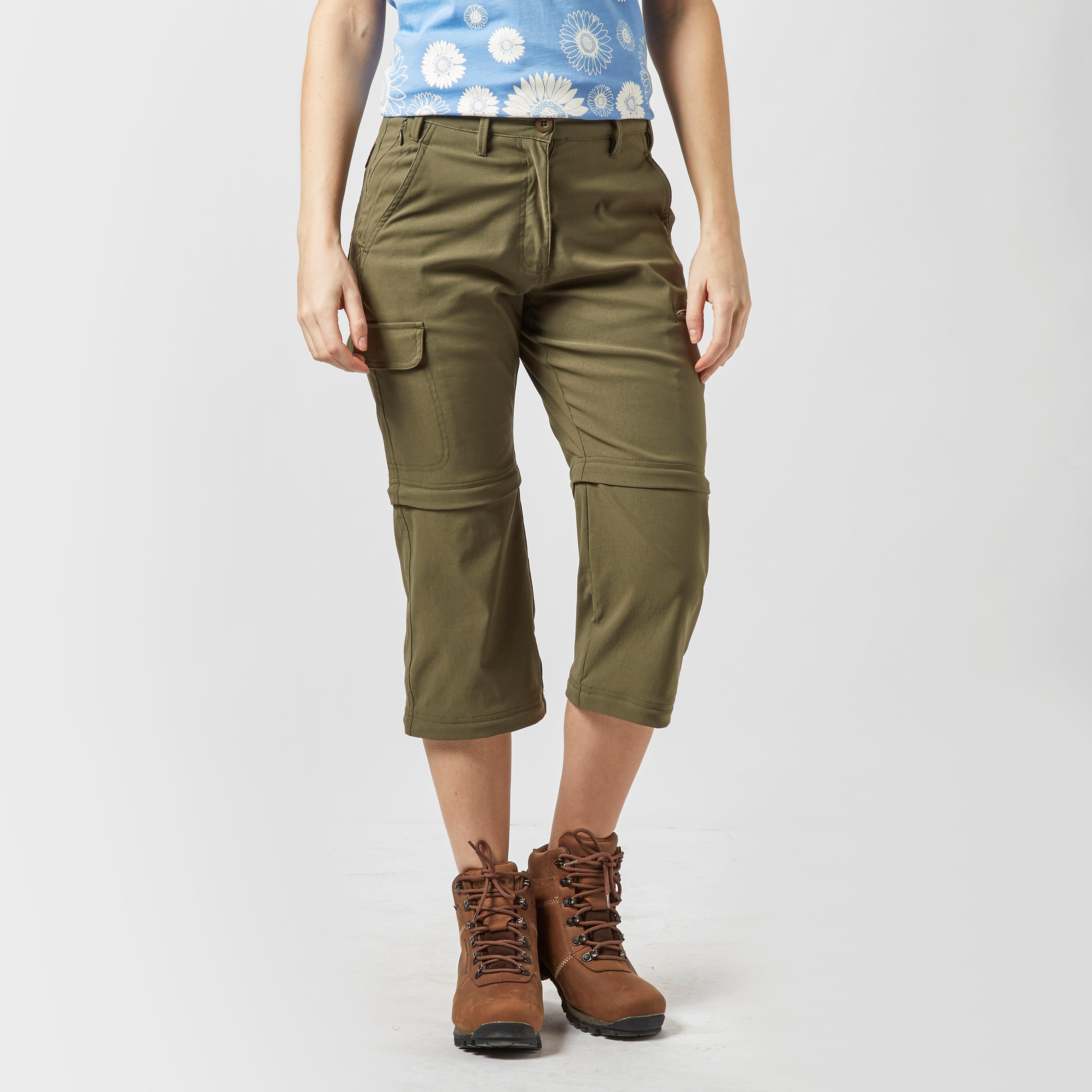 Women's Stretch Double Zip Off Trousers - Long