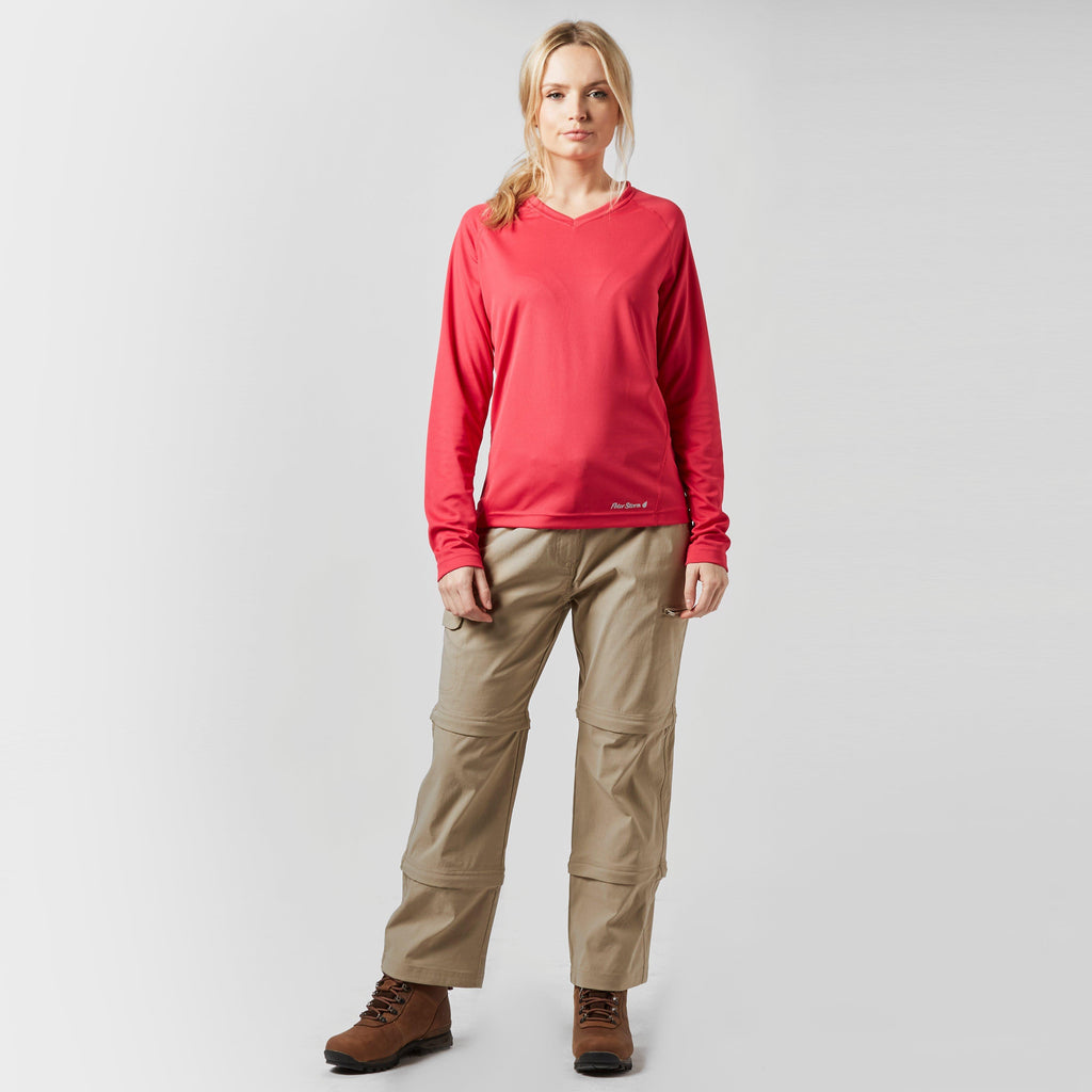 Women's Stretch Double Zip Off Trousers - Short