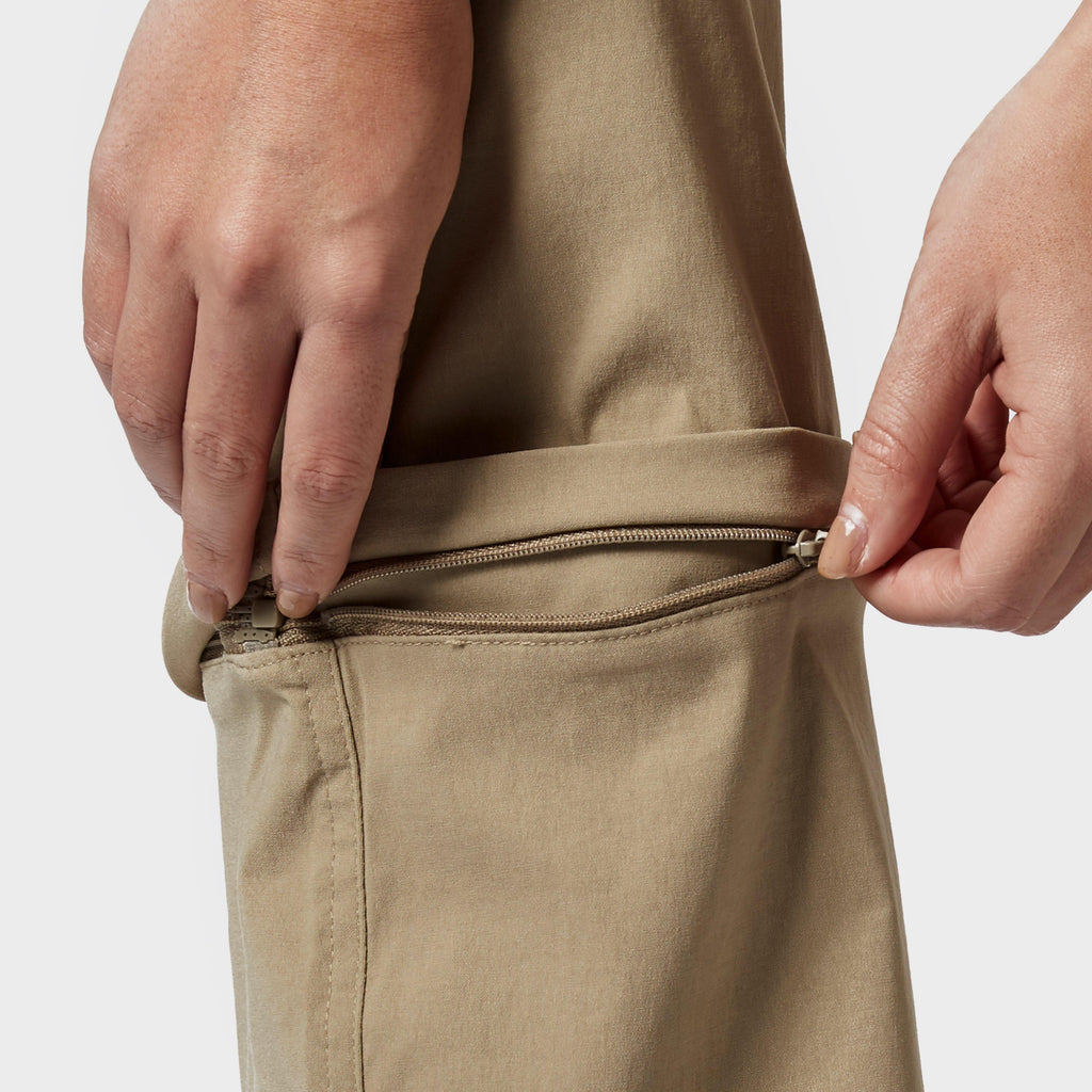Women's Stretch Double Zip Off Trousers - Long