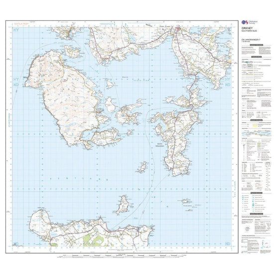 Landranger 7 Orkney Southern Isles Map With Digital Version