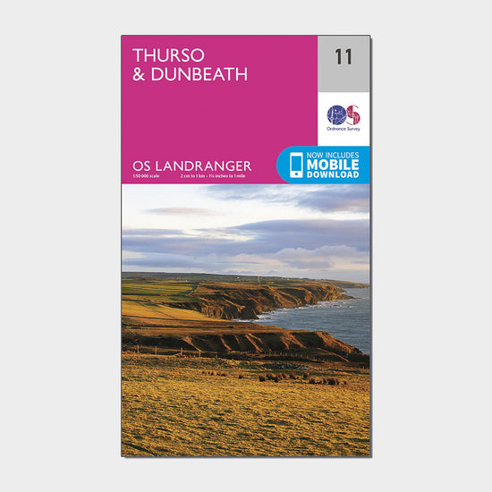 Landranger 11 Thurso & Dunbeath Map With Digital Version