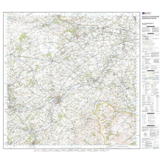 Landranger 74 Kelso & Coldstream Map