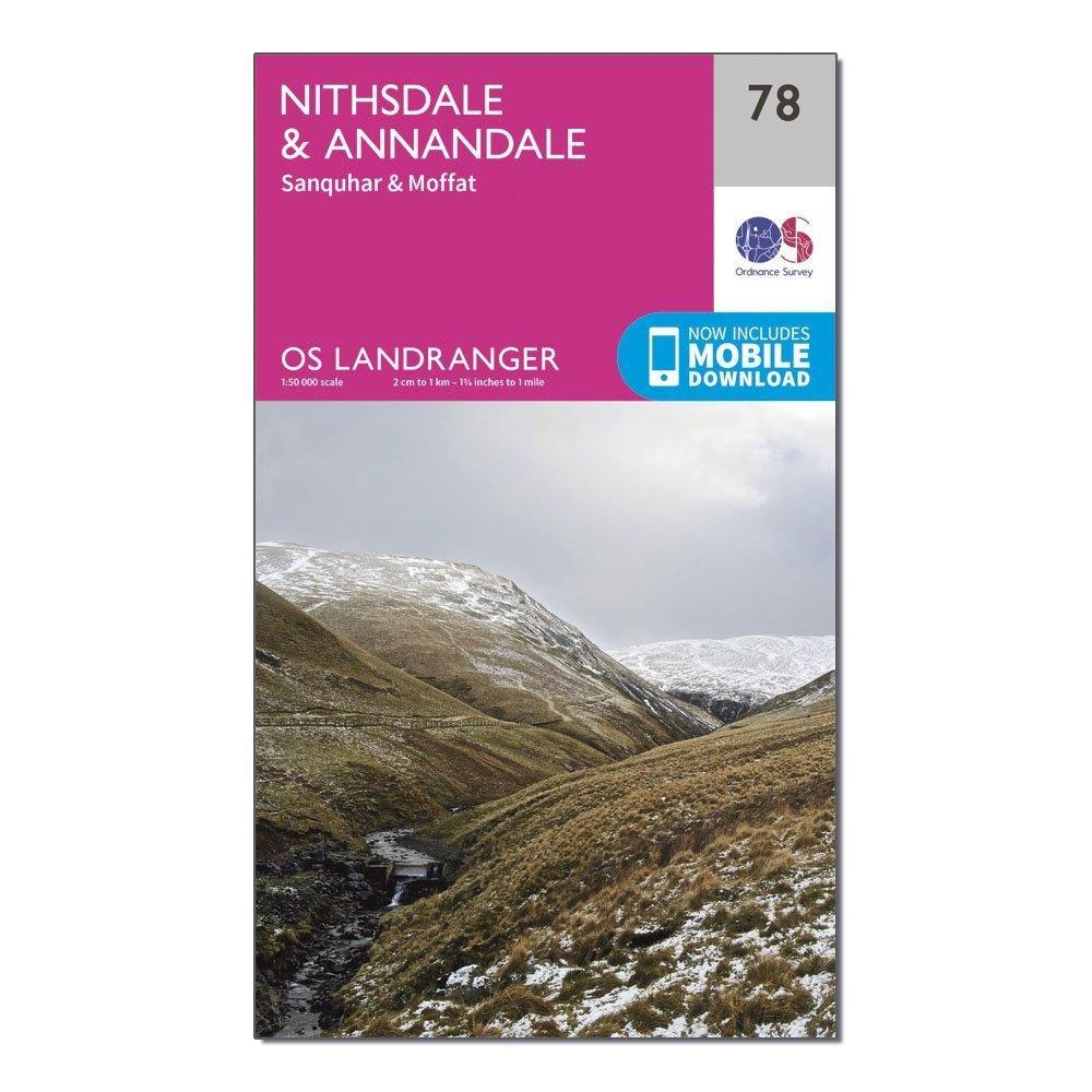 Landranger 78 Nithsdale & Annandale, Sanquhar & Moffat Map With Digital Version