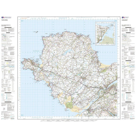 Landranger 114 Anglesey Map With Digital Version