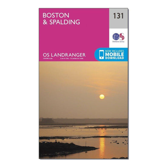 Landranger 131 Boston & Spalding Map With Digital Version