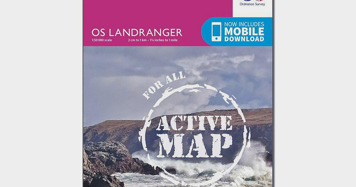 Ordnance Survey Landranger Active 9 Cape Wrath, Durness & Scourie Map ...