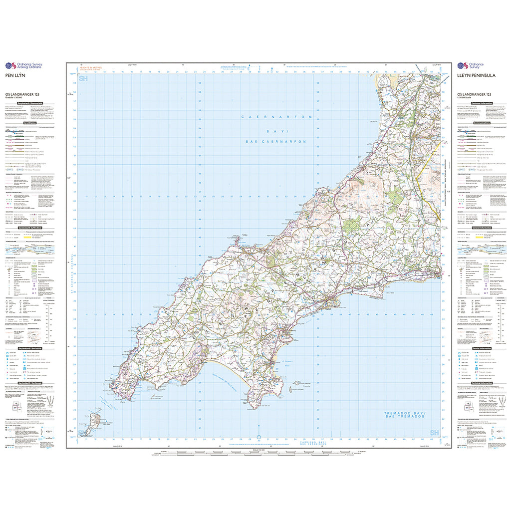 Landranger Active 123 Lleyn Peninsula Map With Digital Version