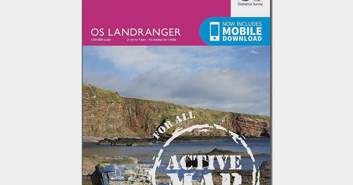 Ordnance Survey Landranger Active 54 Dundee & Montrose, Forfar ...