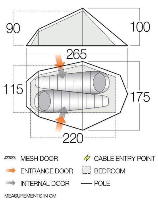 Banshee 200 Pro Backpacking Tent