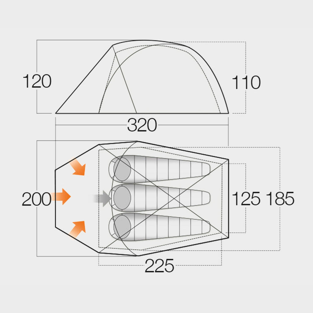 Mirage 300 Pro Backpacking Tent