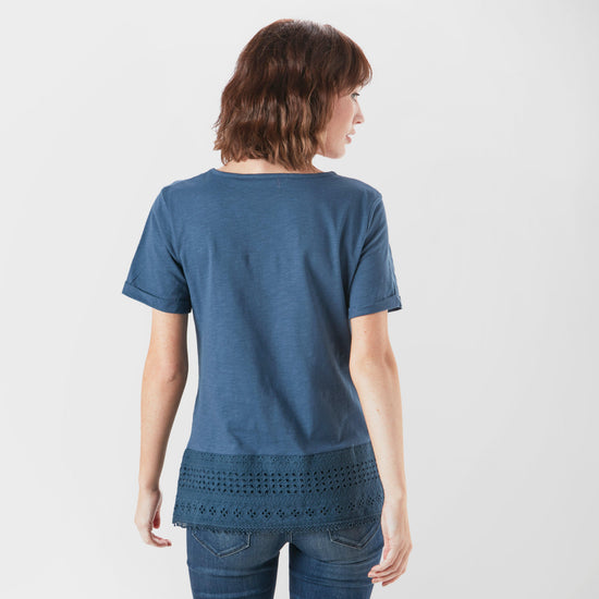 Women’s Embroidered Hem T-shirt