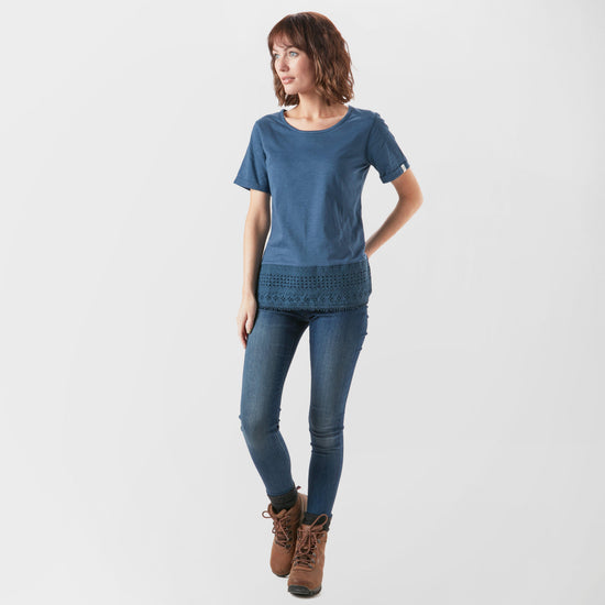 Women’s Embroidered Hem T-shirt