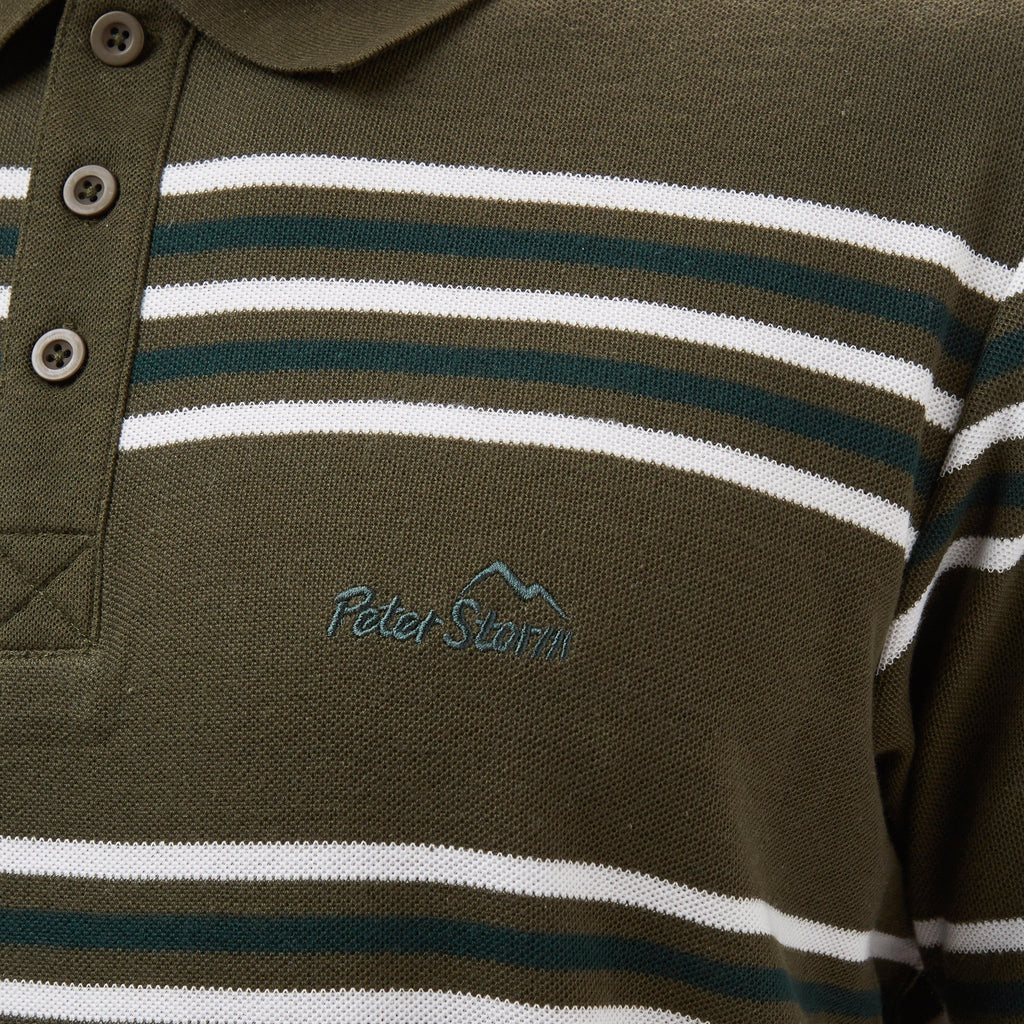 Men’s Striped Polo Shirt