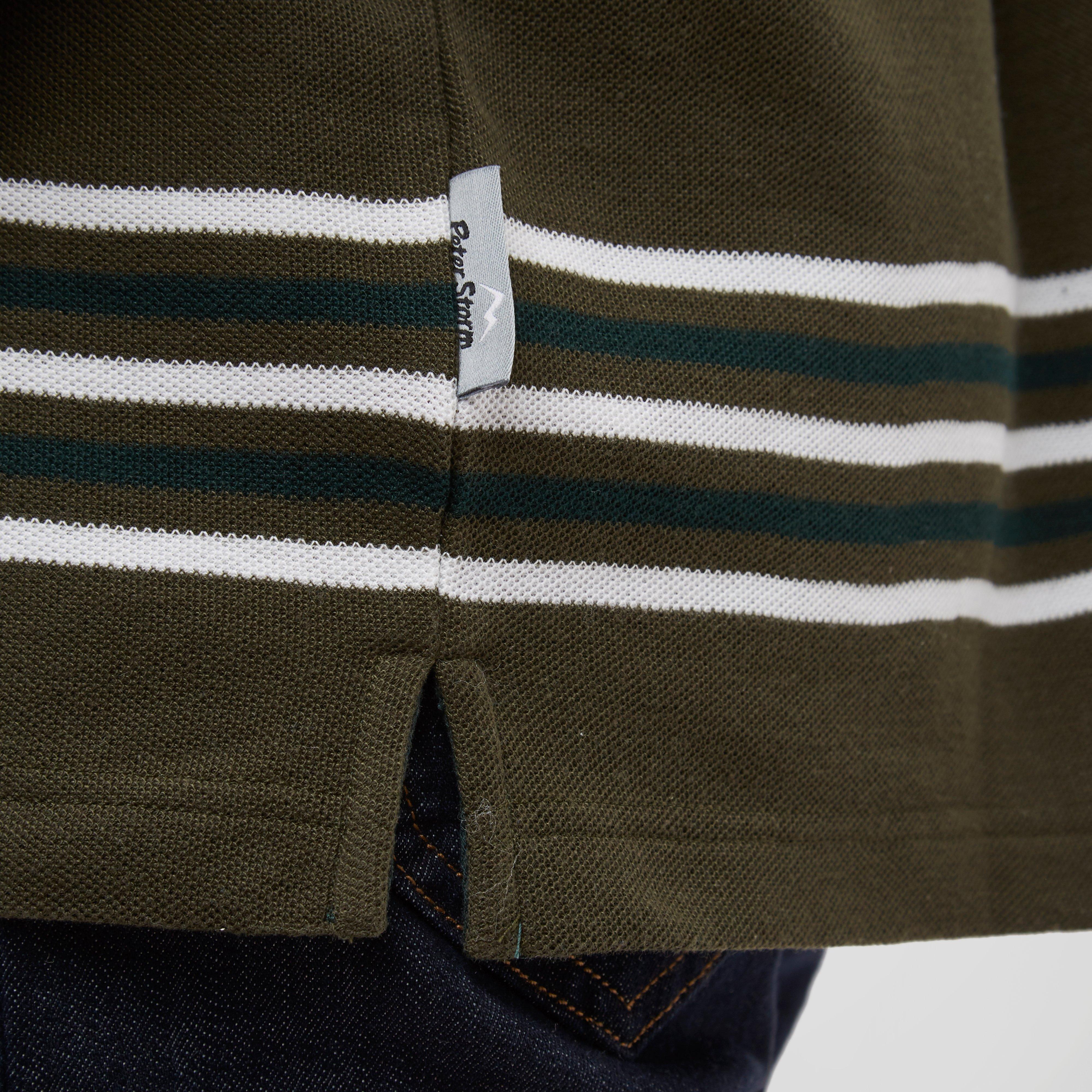 Men’s Striped Polo Shirt