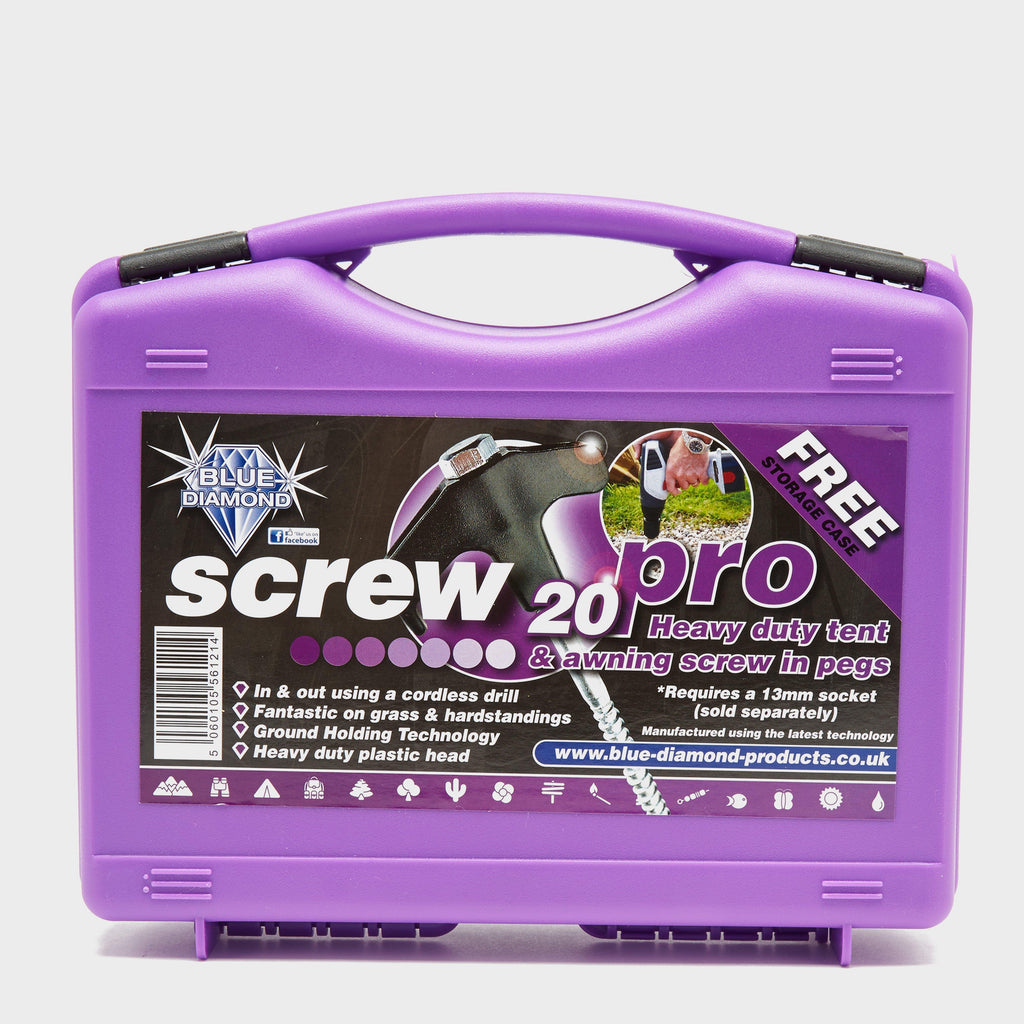 Screw Tent Pegs - 20 pack
