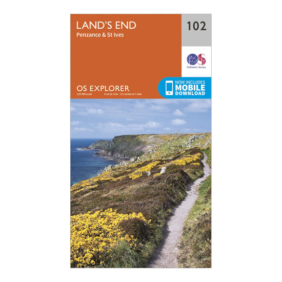 Explorer 102 Land’s End Map With Digital Version